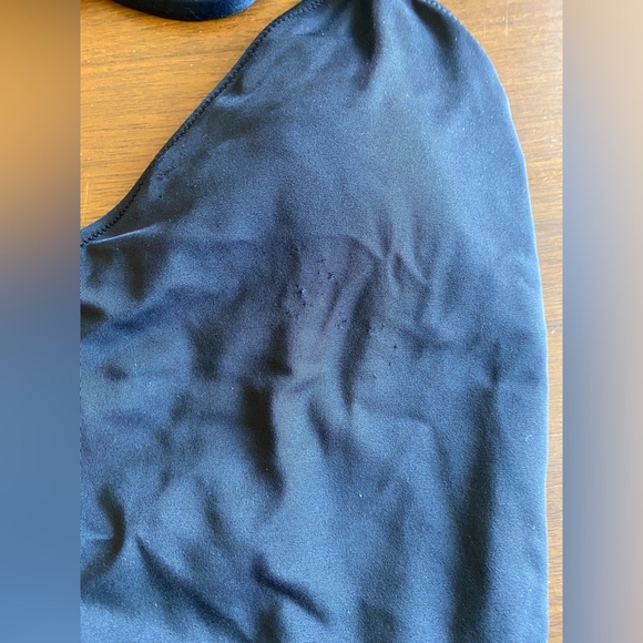 PINK Victoria's Secret Black Halter One Piece Bathing Suit Med - Picture 2 of 7